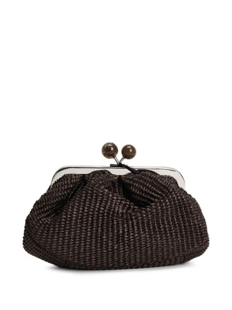 Max Mara small woven top-handle shoulder bag - Brown - zdjęcie produktu nr 2