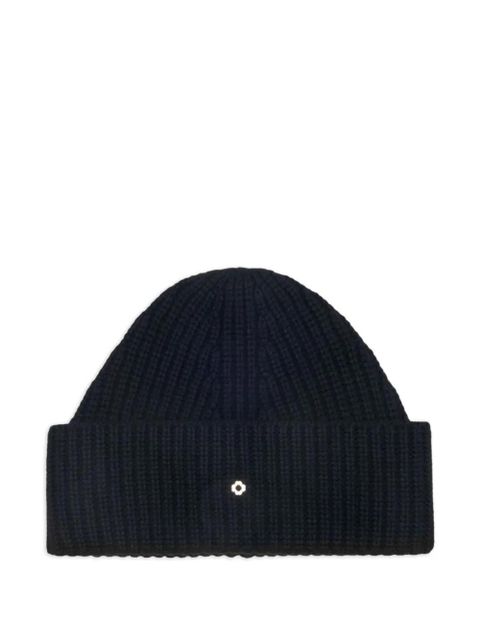 Maje ribbed flower beanie - Blue - zdjęcie produktu nr 1