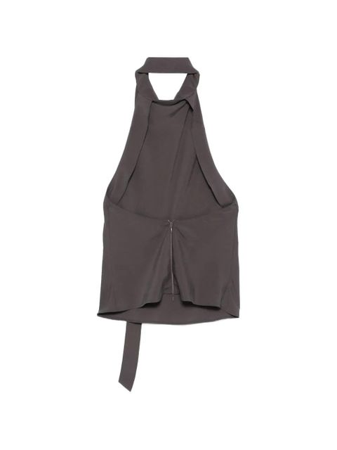 Alysi halterneck sleeveless top - Grey - zdjęcie produktu nr 2