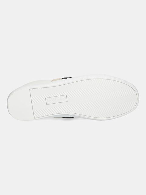 Lauren Ralph Lauren sneakersy skórzane Janson II damskie kolor biały 802979187001