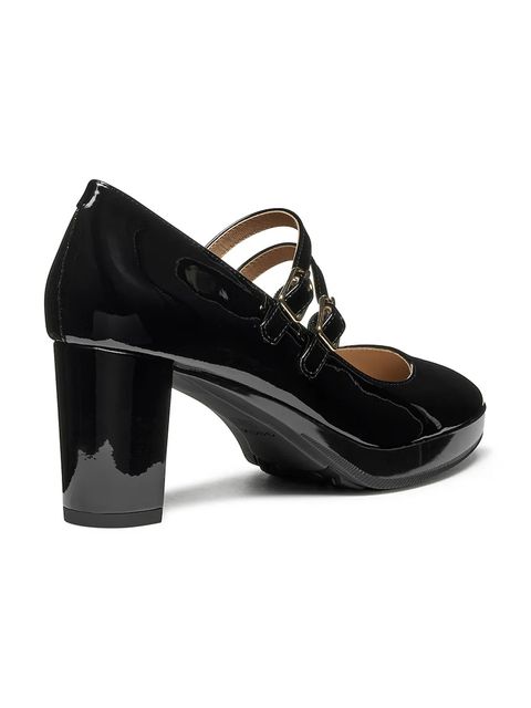 Geox szpilki D WALK PLEASURE 60 kolor czarny na słupku D56TEA 00066 C9999