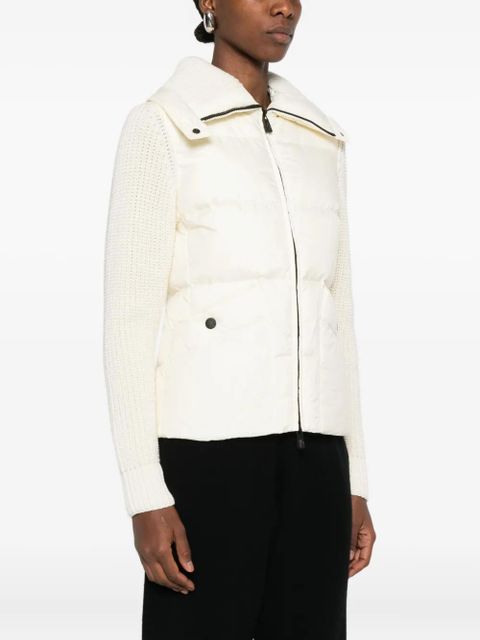 Moncler Grenoble zip-up puffer jacket - White - zdjęcie produktu nr 2