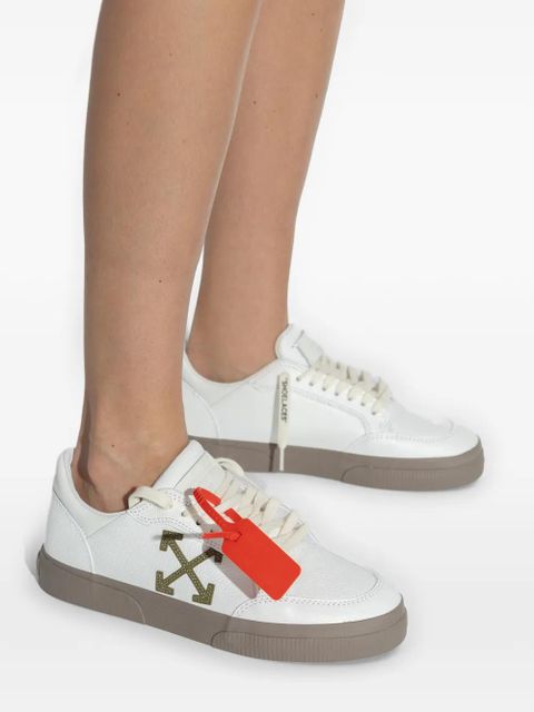 Off-White arrow-appliqué leather sneakers
