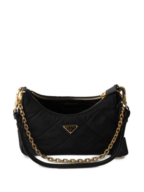 Prada mini Re-Edition quilted chain shoulder bag - Black