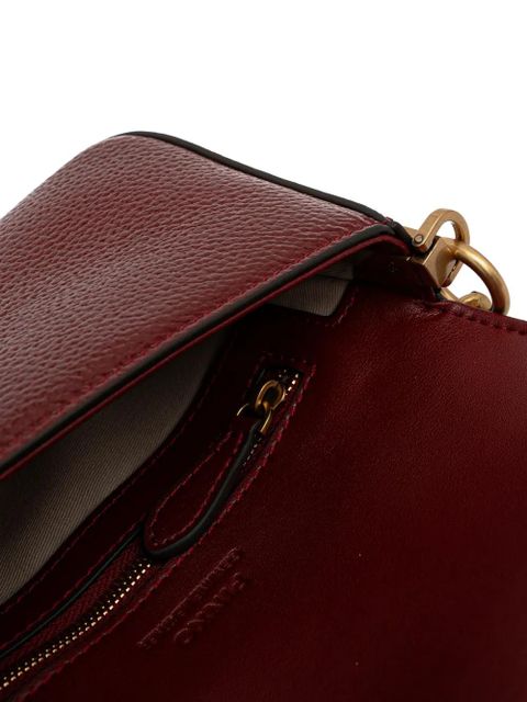 PINKO Love Birds leather mini crossbody bag - Red