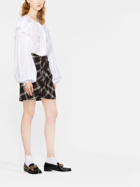 MARANT ÉTOILE Georgina lace-detail blouse - White