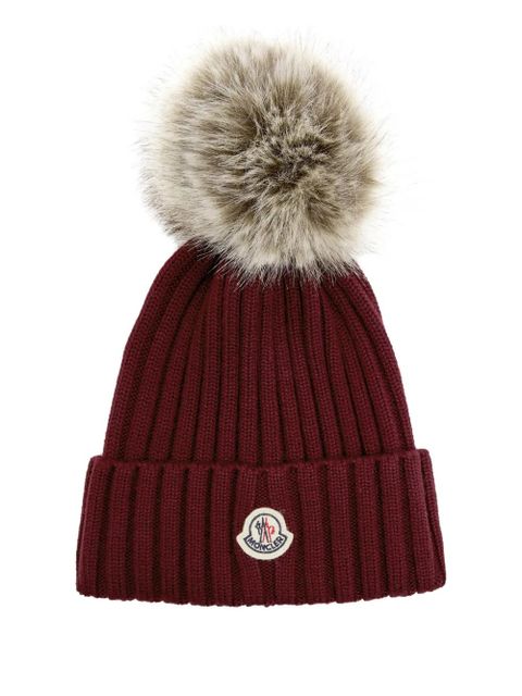 Moncler ribbed hat - Red - zdjęcie produktu nr 2