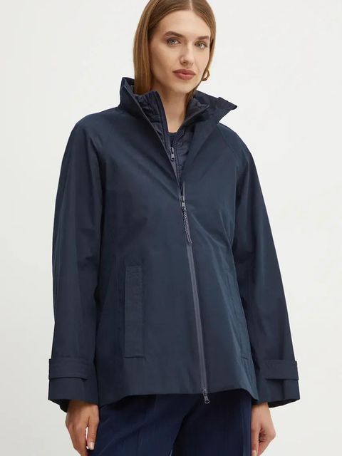 Max Mara Leisure kurtka damska kolor granatowy przejściowa 2426036028600 - zdjęcie produktu nr 1