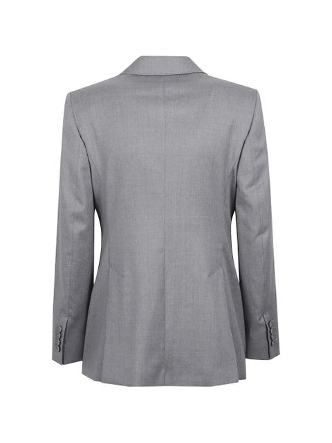 Max Mara double-breasted virgin-wool jacket - Grey