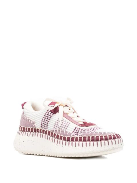 Chloé Nama lace-up sneakers - White - zdjęcie produktu nr 2