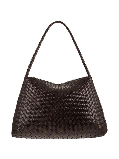 DRAGON DIFFUSION Santa Maria woven leather shoulder bag - Brown - zdjęcie produktu nr 2