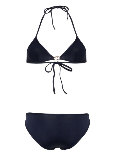 Gucci Interlocking G-plaque bikini - Blue