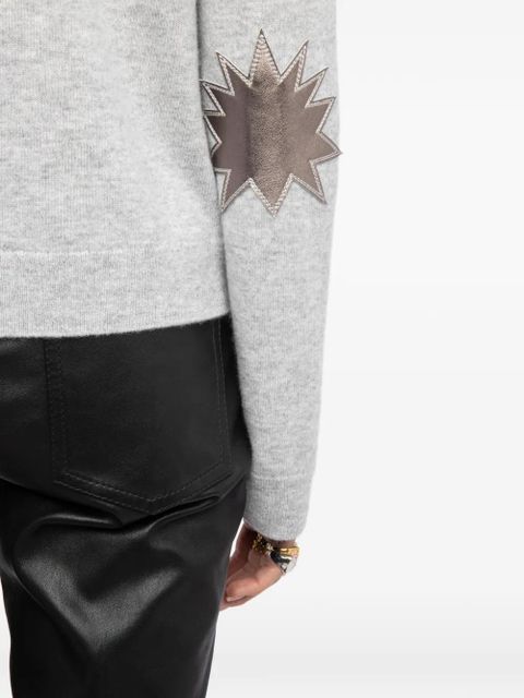 Zadig&Voltaire patch sweater - Grey