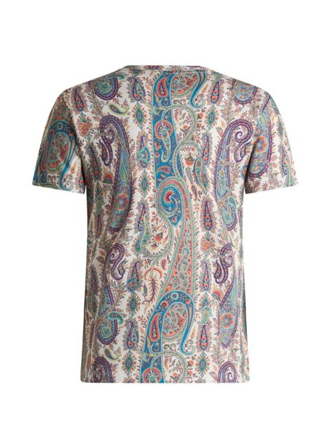 ETRO paisley-motif T-shirt - White - zdjęcie produktu nr 2