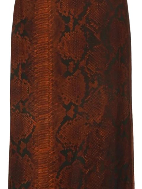 Jean Paul Gaultier printed maxi dress - Brown - zdjęcie produktu nr 2