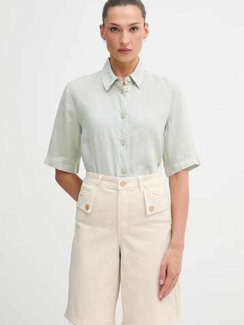 United Colors of Benetton koszula damska lniana - zdjęcie produktu nr 2