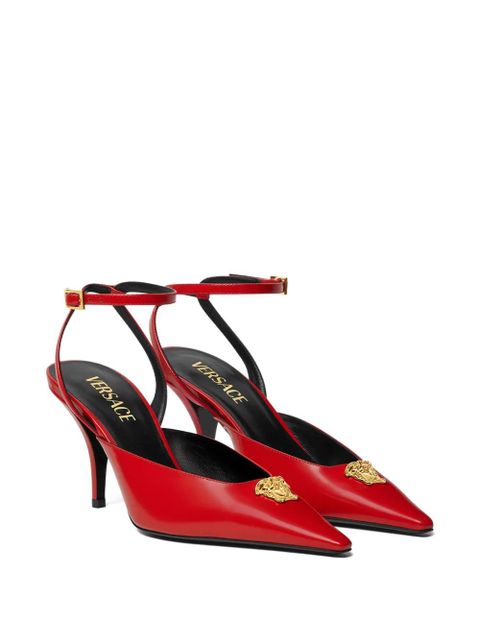 Versace 85mm La Medusa-head pumps - Red