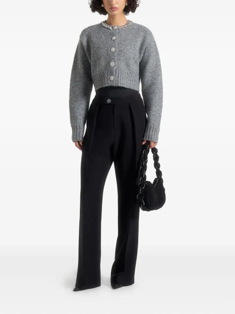 Manière De Voir Caren embellished button cardigan - Grey - zdjęcie produktu nr 2