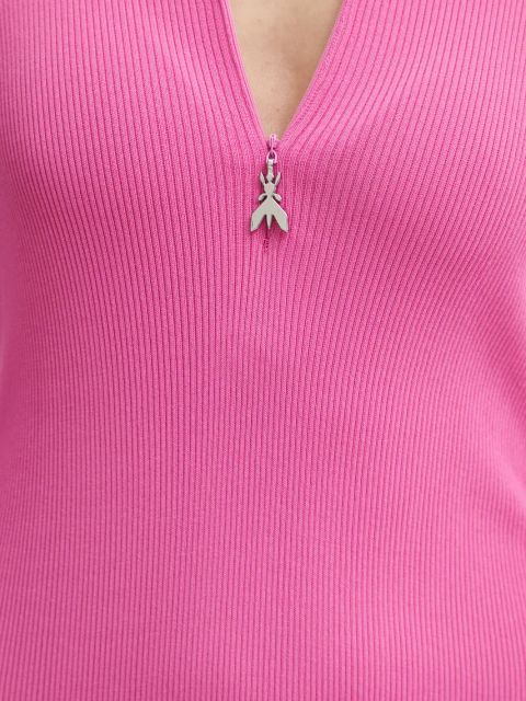 Patrizia Pepe sukienka kolor różowy midi dopasowana 8A1491 K078