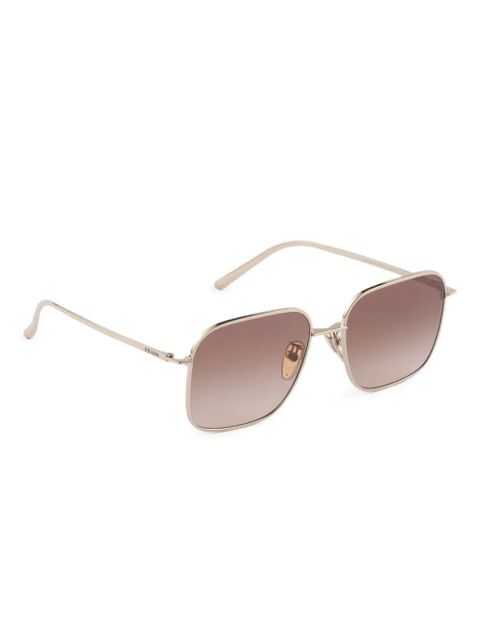 Prada Eyewear metal square-frame sunglasses - Gold - zdjęcie produktu nr 2