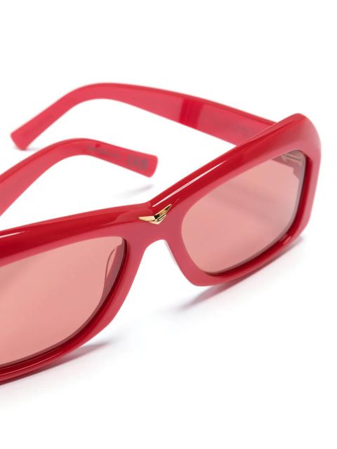 Marni Eyewear Tiznit geometric-frame sunglasses - Red