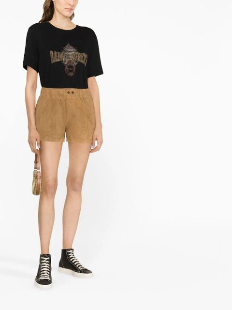 Zadig&Voltaire Paxi suede shorts - Brown