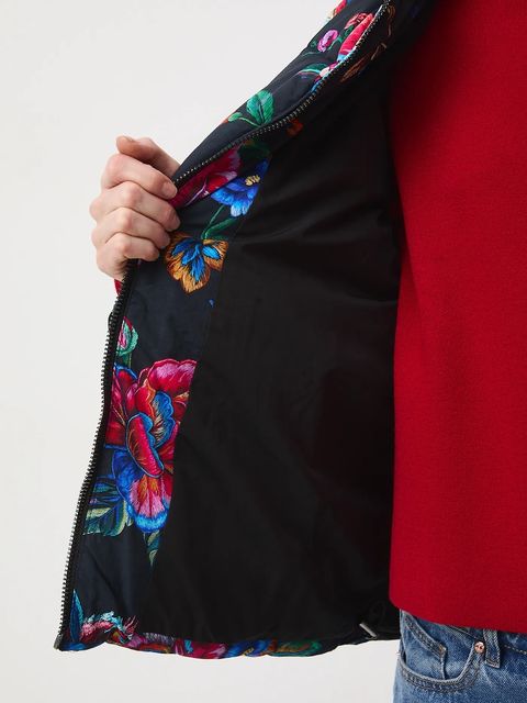 Medicine kurtka damska kolor multicolor zimowa oversize