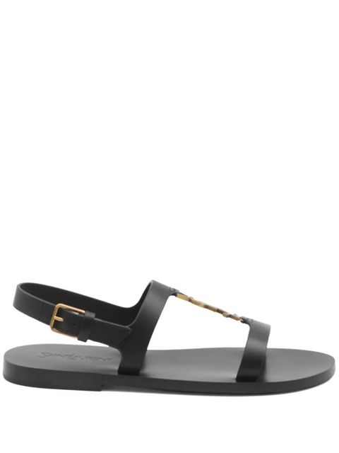 Saint Laurent Cassandre sandals - Black - zdjęcie produktu nr 1