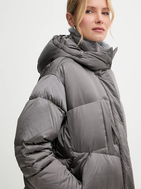 MAX&Co. kurtka puchowa kolor szary zimowa 2526496034200
