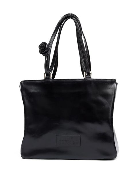 MM6 Maison Margiela leather tote bag - Black