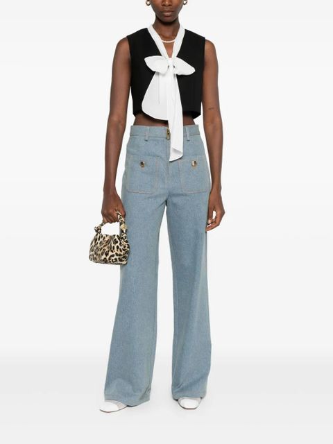 SANDRO V-neck blouse - Black