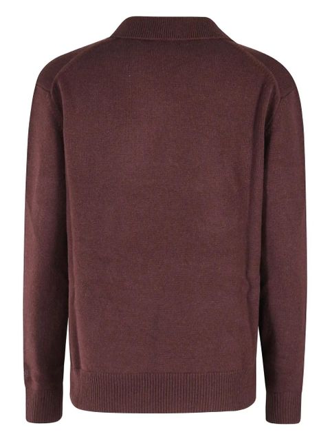 MC2 Saint Barth polo-collar sweater - Brown - zdjęcie produktu nr 2