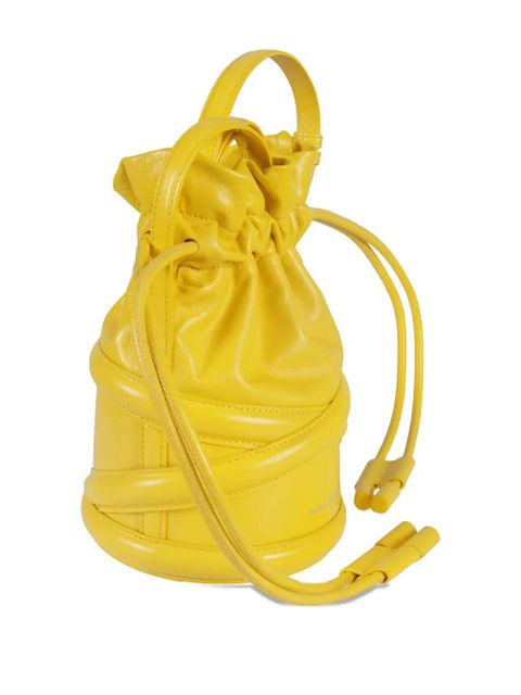 Alexander McQueen Soft Curve bucket bag - Yellow