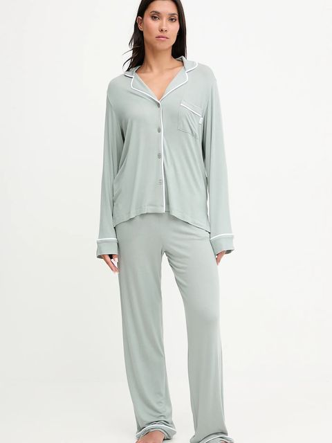 Dkny piżama damska kolor zielony YI90092 - zdjęcie produktu nr 1