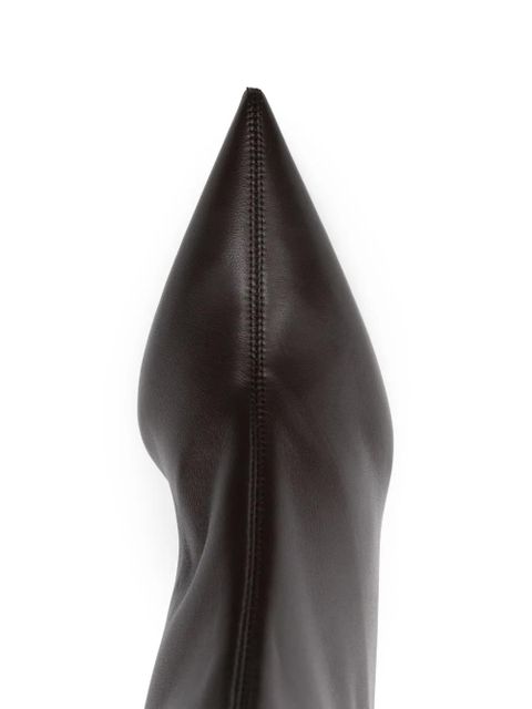 TOTEME 55mm The Heeled sock boots - Brown