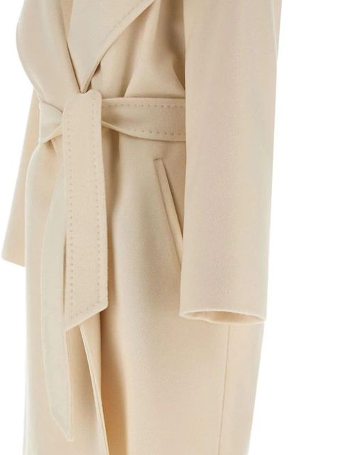 Max Mara hooded belted wool coat - Neutrals