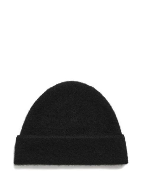 TOTEME brushed cashmere beanie - Black - zdjęcie produktu nr 1
