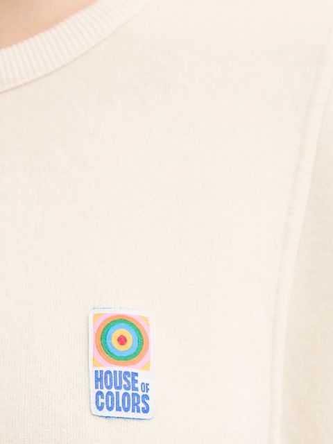 American Vintage bluza damska kolor beżowy z aplikacją FIK03A