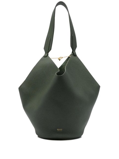 KHAITE small Lotus tote bag - Green - zdjęcie produktu nr 1