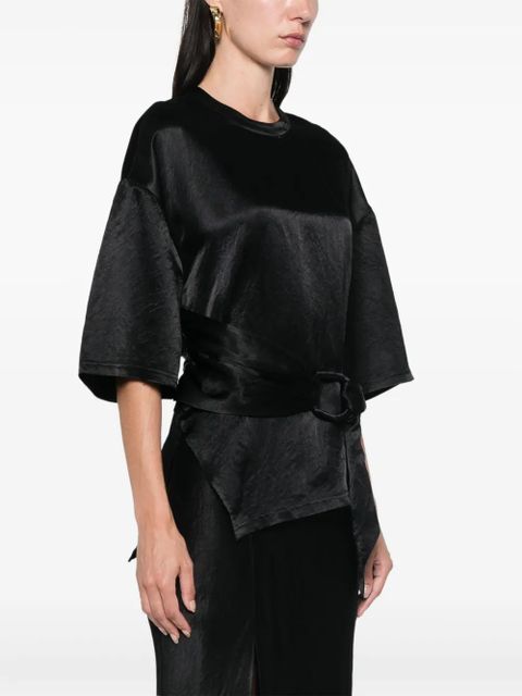 Nanushka Besia blouse - Black - zdjęcie produktu nr 2