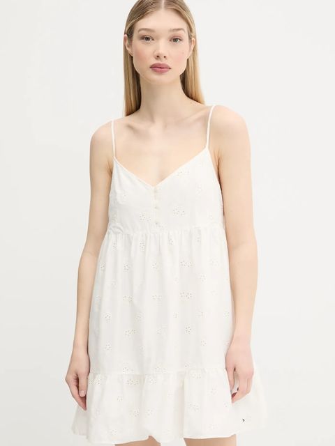 Tommy Jeans sukienka bawełniana - zdjęcie produktu nr 1