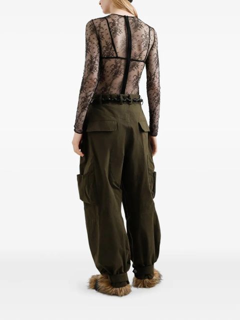 Dolce & Gabbana pleated cargo pants - Brown