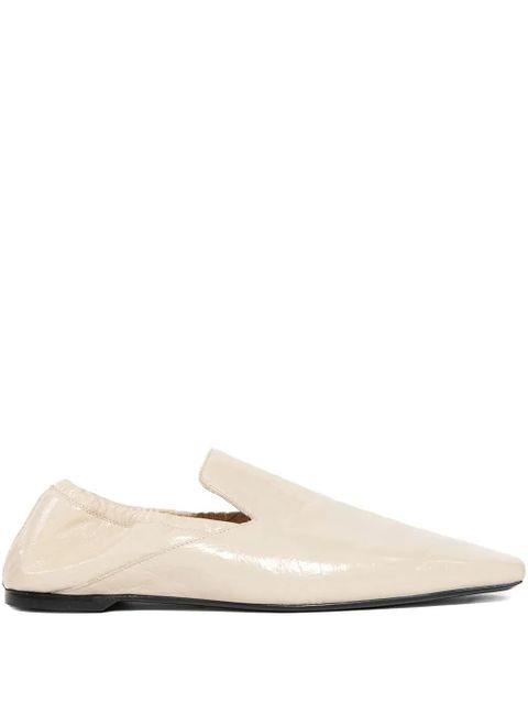TOTEME elasticated-back leather loafers - Neutrals - zdjęcie produktu nr 1