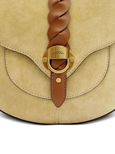 ISABEL MARANT small Altay braided-strap saddle bag - Neutrals