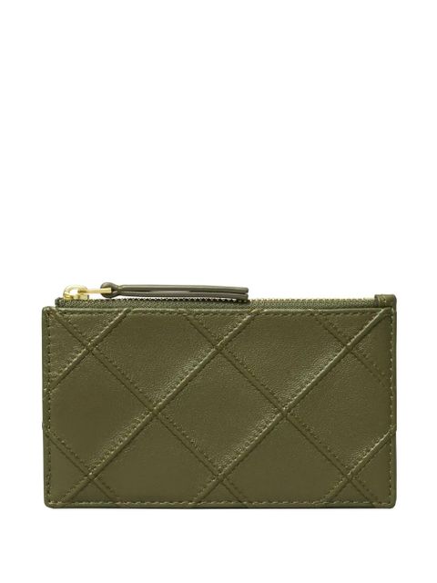 Tory Burch Fleming card holder - Green - zdjęcie produktu nr 1