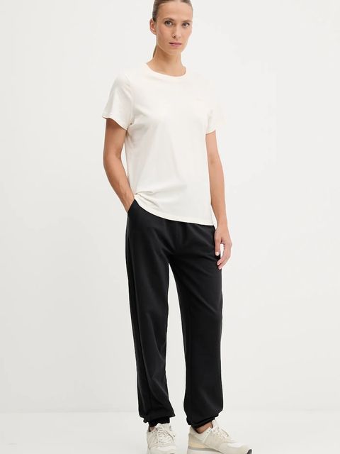 Dkny t-shirt bawełniany damski kolor beżowy DP5T1372 - zdjęcie produktu nr 2