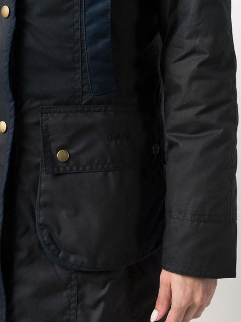 Barbour hooded parka coat - Blue