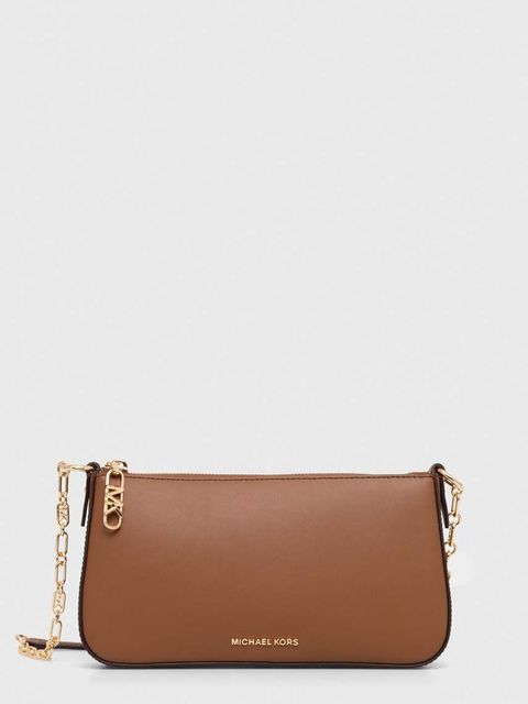 MICHAEL Michael Kors torebka skórzana kolor brązowy - zdjęcie produktu nr 1