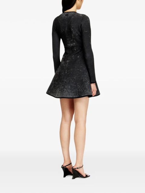 Diesel D-Eopre A-line-skirt mini dress - Grey