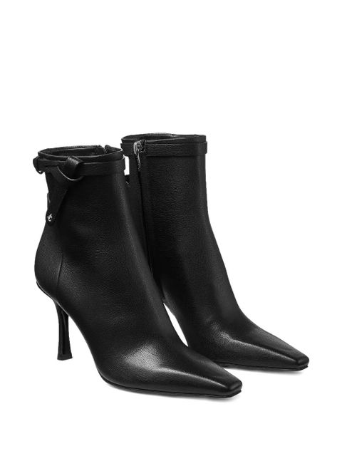 Jimmy Choo Camie knotted-strap leather ankle boots - Black - zdjęcie produktu nr 2